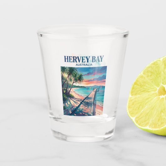 Verre A Shot Baie Hervey Australie (Devant)
