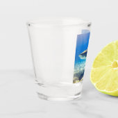 Verre A Shot Baignade de requins Eau bleu de l'océan (Gauche)