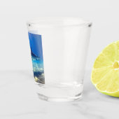 Verre A Shot Baignade de requins Eau bleu de l'océan (Droite)