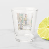 Verre A Shot Bald Head Island Funny Shot Glass (Dos)