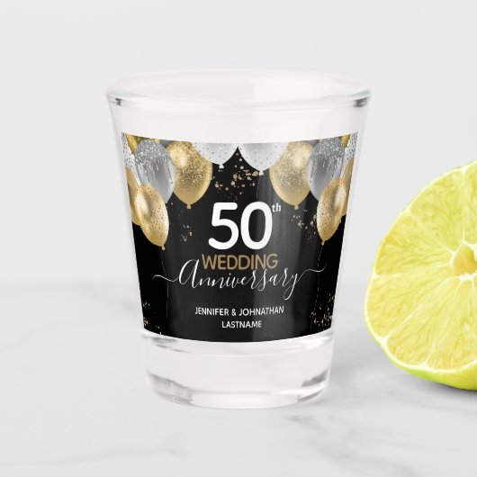Verre A Shot Ballons d'or du 50e anniversaire (Devant)