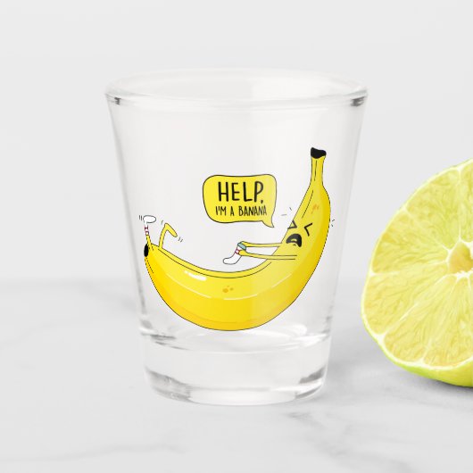 Verre A Shot Banane et chaussette (Devant)