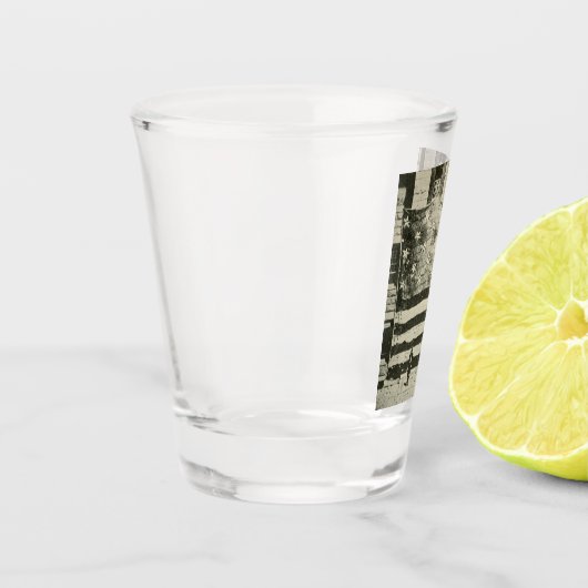 Verre A Shot Bannière étoilée : drapeau américain à l'écran (Gauche)