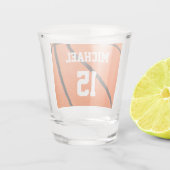 Verre A Shot Basket-ball Votre nom (Dos)