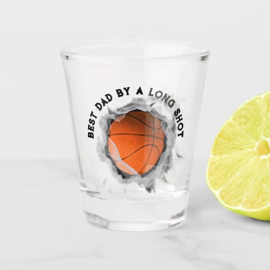 Verre A Shot Basket meilleur papa (Devant)