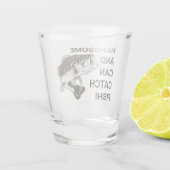 Verre A Shot Basse et peut attraper le poisson à grande bouche (Dos)