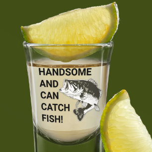 Verre A Shot Basse et peut attraper le poisson à grande bouche 