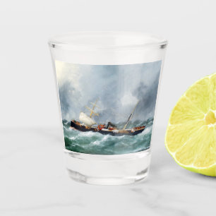 Verre A Shot Bateau à vapeur Finsbury 1881