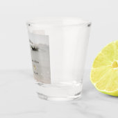 Verre A Shot Bateau à voile Fleurs Plage Mariage (Droite)