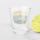 Verre A Shot Bateau à voile sur Banderas Bay 0884 (Dos)