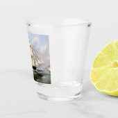 Verre A Shot Bateau à voile Woolloomooloo 1850 (Droite)