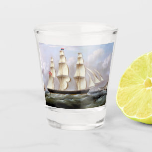 Verre A Shot Bateau à voile Woolloomooloo 1850