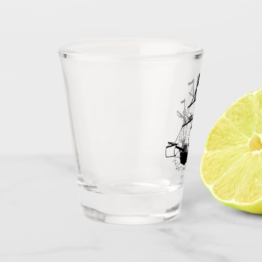 Verre A Shot Bateau pirate (Gauche)