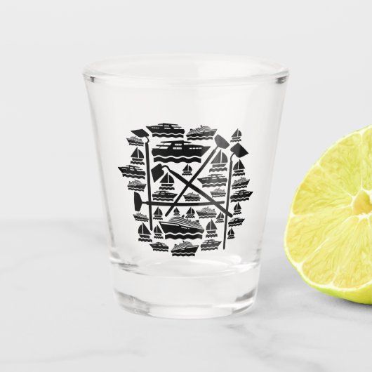 Verre A Shot Bateaux & Hots (Devant)