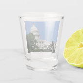 Verre A Shot Bâtiment du Capitole à Washington DC (Dos)