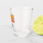 Verre A Shot Beach Bachelorette Party Retro Super Beach Bride (Droite)