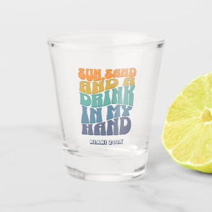 Verre A Shot Beach Bachelorte Party Super Retro Bridesmaid