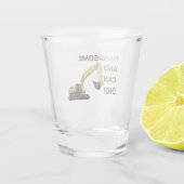 Verre A Shot Beau et peut creuser la construction de l'excavatr (Dos)