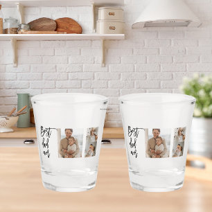 Verre A Shot Beauté Collage photo Meilleur papa Jamais Cadeau