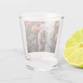 Verre A Shot Bébé Cochon Dans Le Patch Citrouille, (Dos)