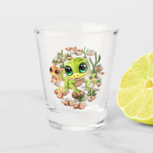 Verre A Shot Bébé Geckos jote personnages de dessin