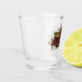 Verre A Shot Bee gothique et Rose (Gauche)