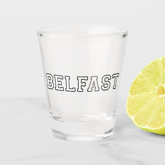 Verre A Shot Belfast (Devant)