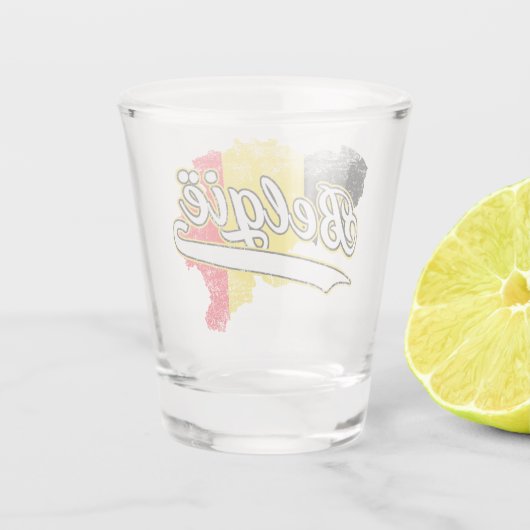 Verre A Shot Belgique (Dos)