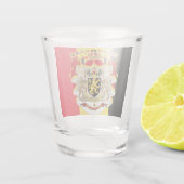 Verre A Shot Belgium Flag & COA (Dos)