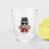 Verre A Shot Belle araignée automnale avec Casquette Dewdrop (Devant)