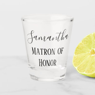 Verre A Shot Belle dame de honneur