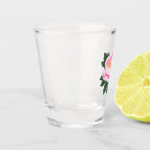 Verre A Shot Belle Fleur Rose (Gauche)