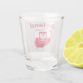 Verre A Shot Belle poland d'aigle (Dos)