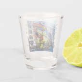 Verre A Shot Berlin Street Art - Version BD (Dos)