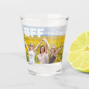 Verre A Shot BFF Best Friends Forever Photo Typographie Moderne