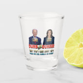 Verre A Shot Biden Harris Dumb & Dumb (Devant)