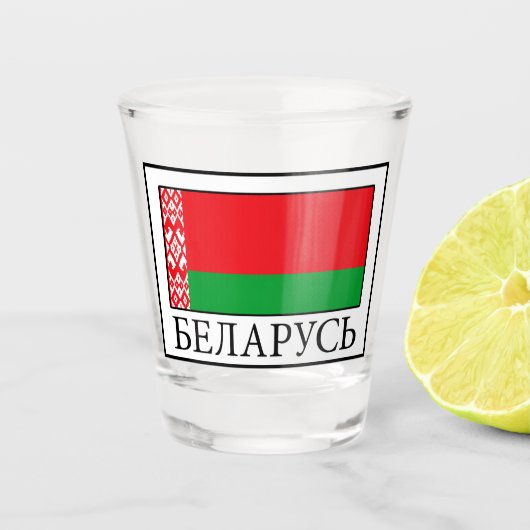 Verre A Shot Biélorussie (Devant)
