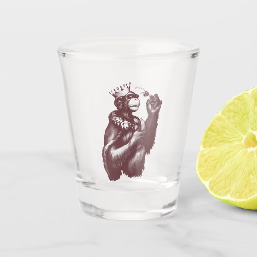 Verre A Shot Big Chimpin' (Monochrome) (Devant)
