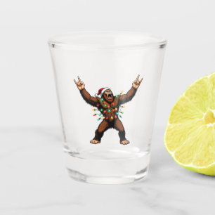 Verre A Shot Bigfoot Sasquatch Cornes de Diable Noël 2026 Rock