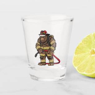 Verre A Shot Bigfoot Sasquatch Pompier Noël 2026