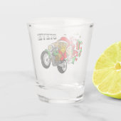 Verre A Shot Biker personnalisé Père Noël (Dos)