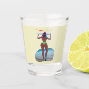 Verre A Shot Bikini Booty Beach Girl Thunder_Cove