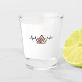 Verre A Shot Billiard Ball Rack Hearbeat (Devant)