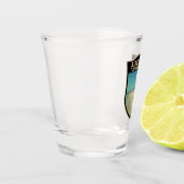 Verre A Shot Biscayne National Park Floride Aquarelle (Gauche)