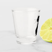 Verre A Shot Black cat shot glass (Gauche)