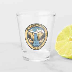 Verre A Shot Blackwater Falls State Park West Virginia Badge