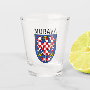 Verre A Shot Blason de Moravie - TCHÉQUIE