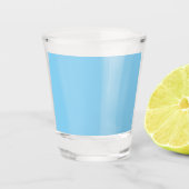 Verre A Shot Bleu ciel (Devant)