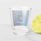 Verre A Shot Bleu étincelant Nouvel An Parties scintillant Étoi (Dos)