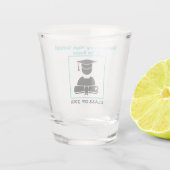 Verre A Shot Bleus layette noirs faits sur commande de réunion (Dos)